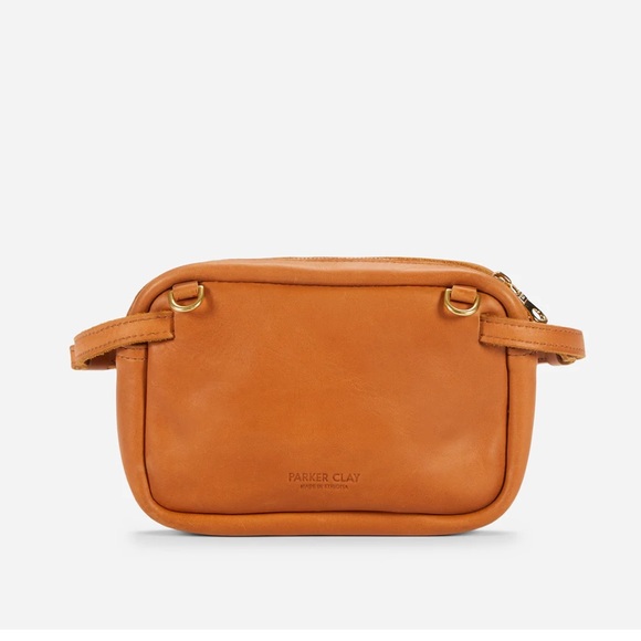 Parker Clay Desta Belt Bag in Rust Brown - Picture 3 of 16
